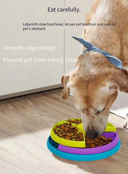 Slow Food Anti Choking Bowl - BestyPaws