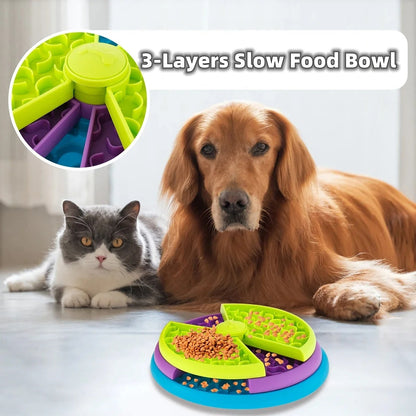 Slow Food Anti Choking Bowl - BestyPaws