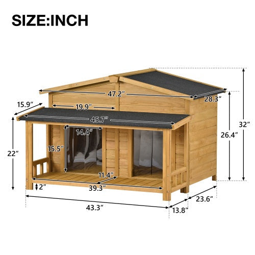 Large Wooden Dog House
