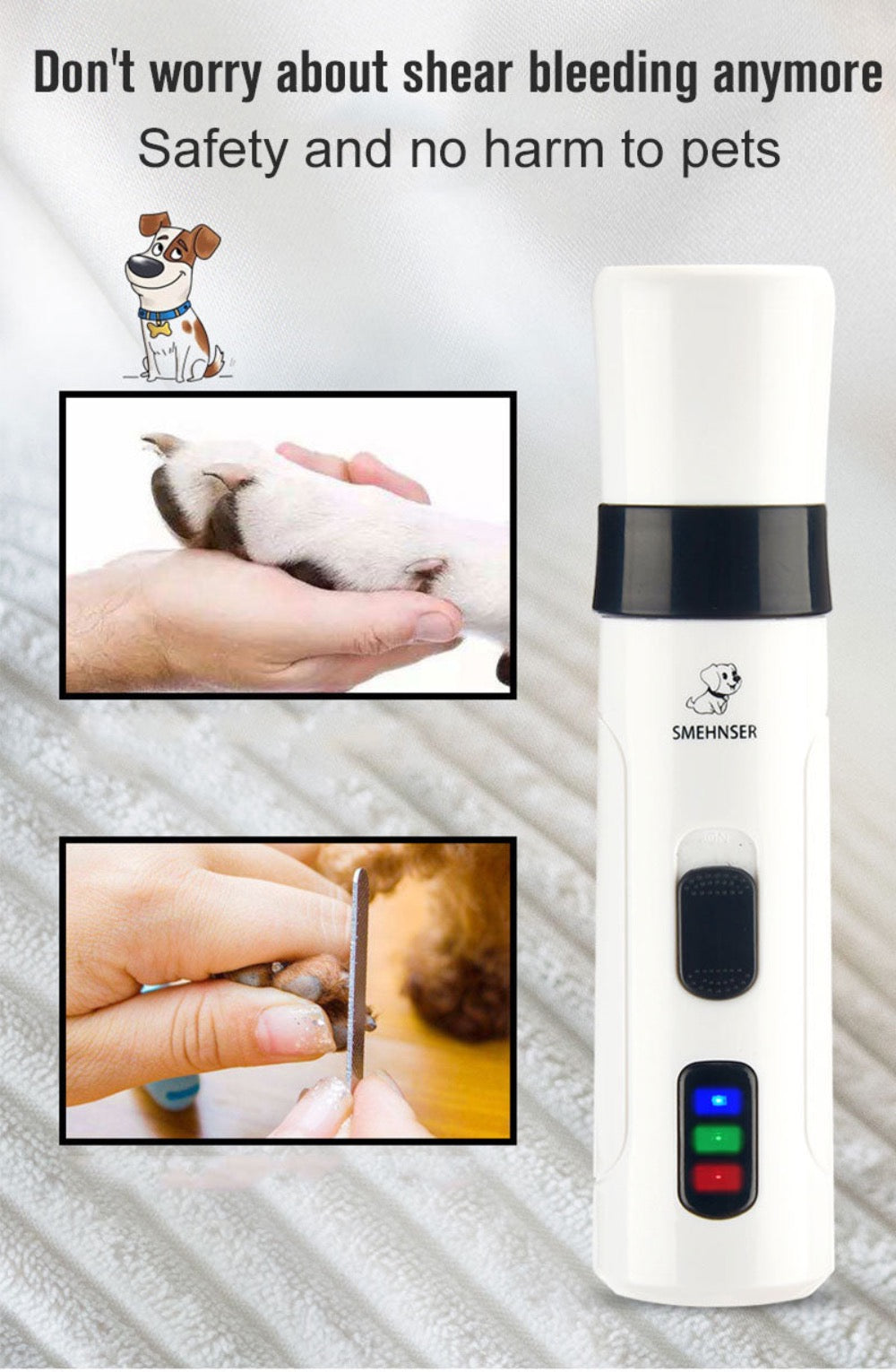 Cordless Pet Nail Trimmers - BestyPaws
