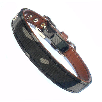 Brown Vegan Leather Collar - BestyPaws