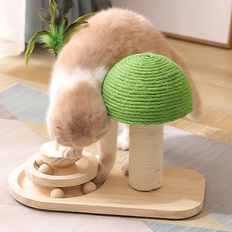 Pet Tree Scratching Post with Toy - BestyPaws