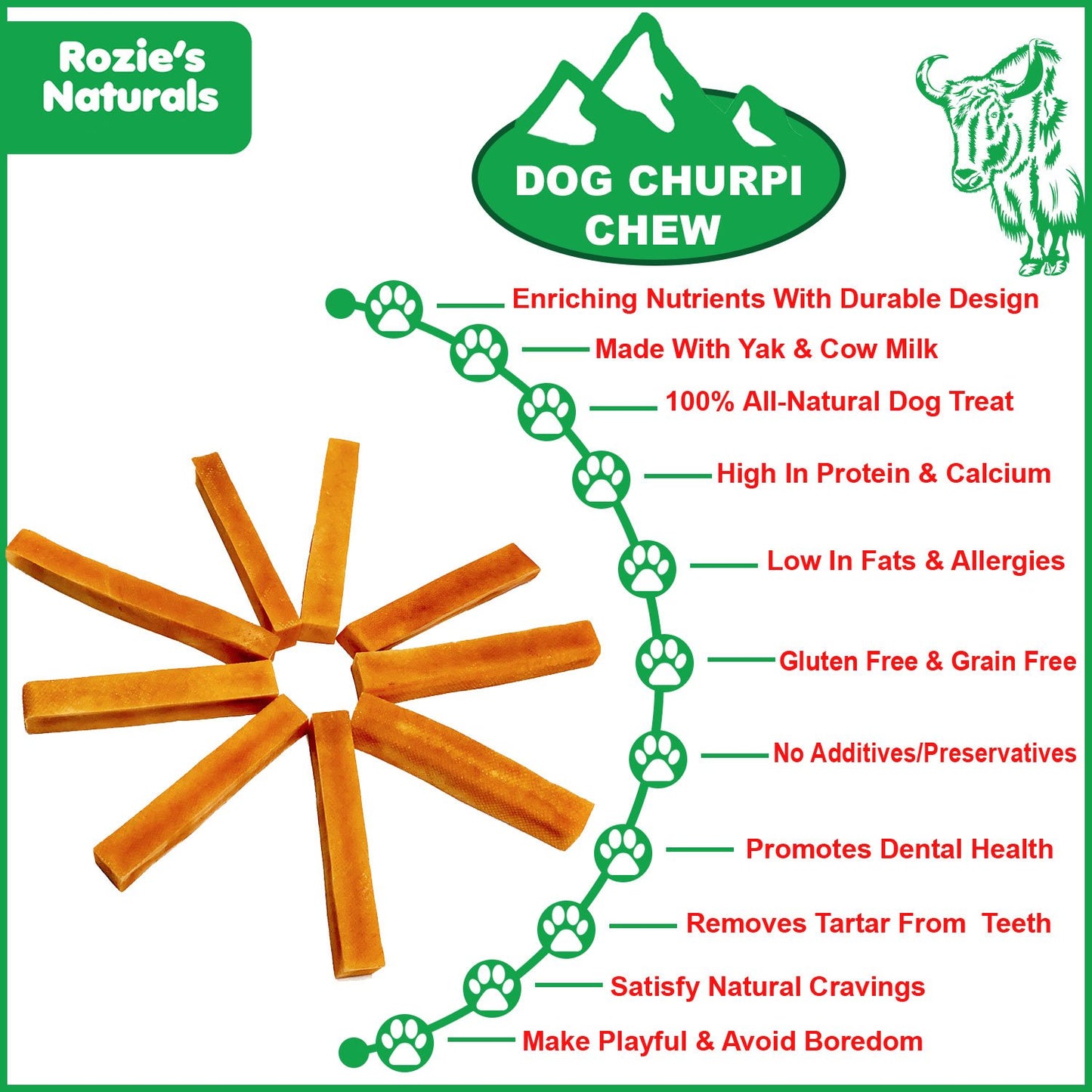 Cheese Churpi Dog Chews - BestyPaws