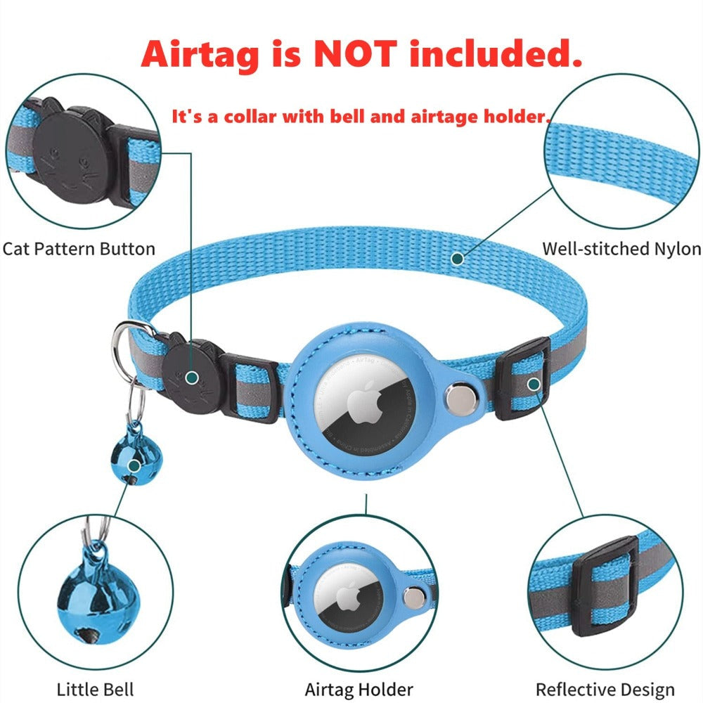 Reflective Airtag Case Collar - BestyPaws