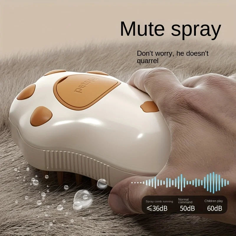 Silicone Self-Cleaning Spray Pet Brush - BestyPaws