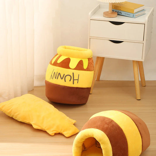 Adorable Honey Jar Theme Bed - BestyPaws