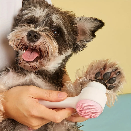 Silicone Pet Paw Cleaner & Massage Brush - BestyPaws
