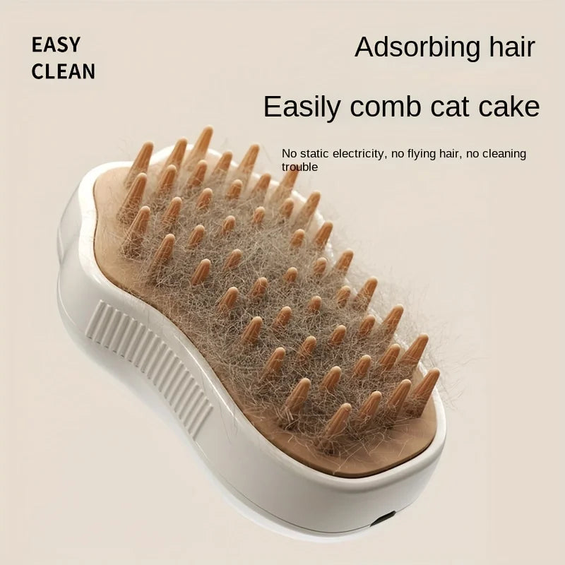 Silicone Self-Cleaning Spray Pet Brush - BestyPaws