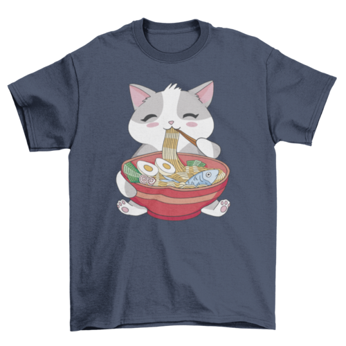 Cat Animal Eating Ramen - BestyPaws