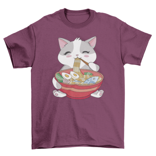 Cat Animal Eating Ramen - BestyPaws