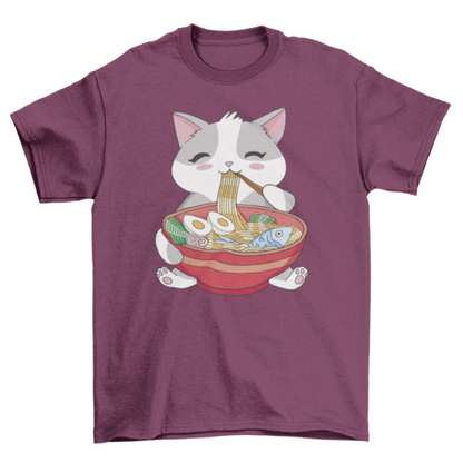 Cat Animal Eating Ramen - BestyPaws