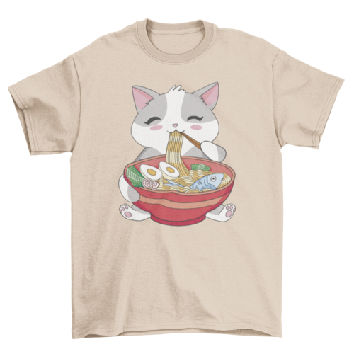 Cat Animal Eating Ramen - BestyPaws