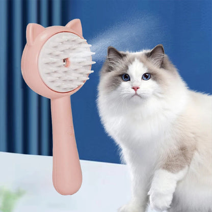 Hair Cleaning Brush With Mist - BestyPaws