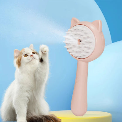 Hair Cleaning Brush With Mist - BestyPaws
