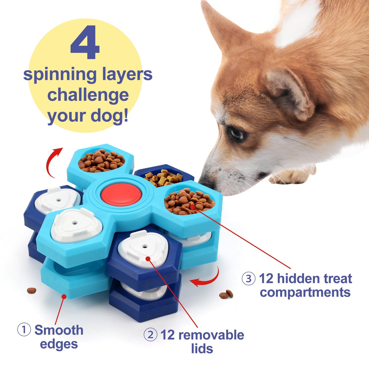 4 Layers Slow Feeder - BestyPaws
