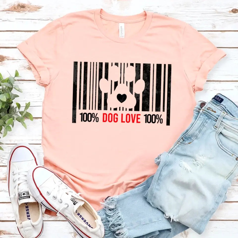 Dog Love Barcode - BestyPaws