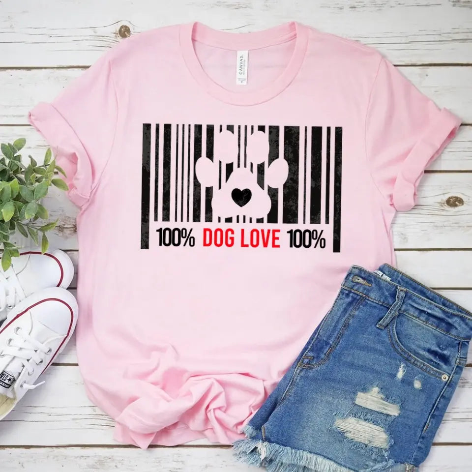 Dog Love Barcode - BestyPaws