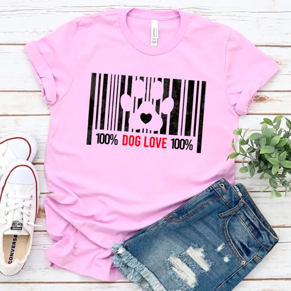 Dog Love Barcode - BestyPaws