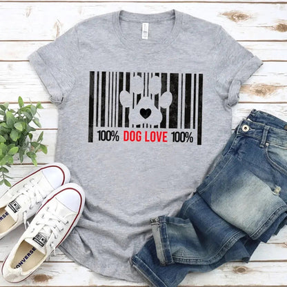 Dog Love Barcode - BestyPaws