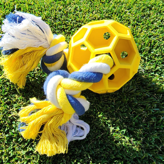 Rubber Soccer Ball Chew Toy - BestyPaws