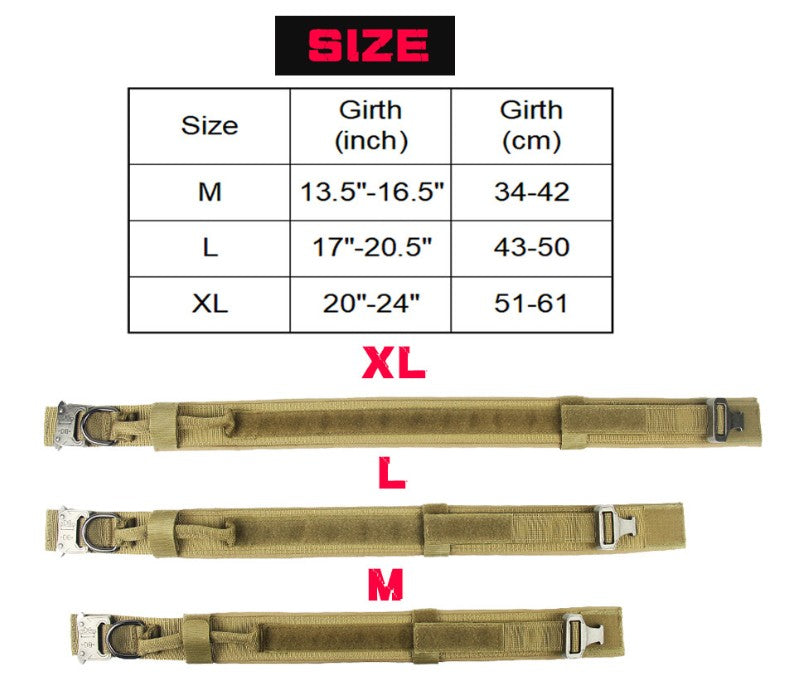 Durable Military Tactical Collar - BestyPaws