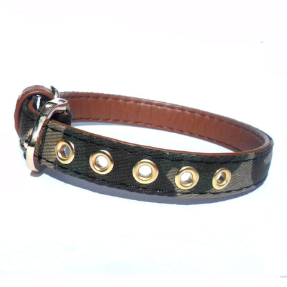 Brown Vegan Leather Collar - BestyPaws