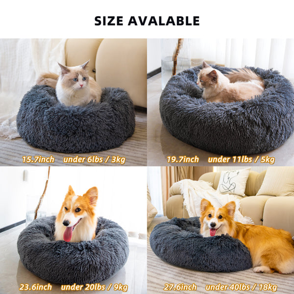 Anti Anxiety Fluffy Dog Bed - BestyPaws