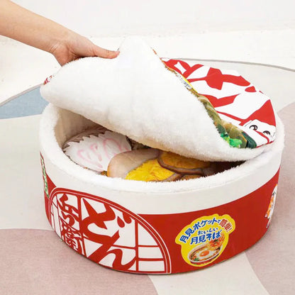 Pet Ramen Cushion Bed - BestyPaws