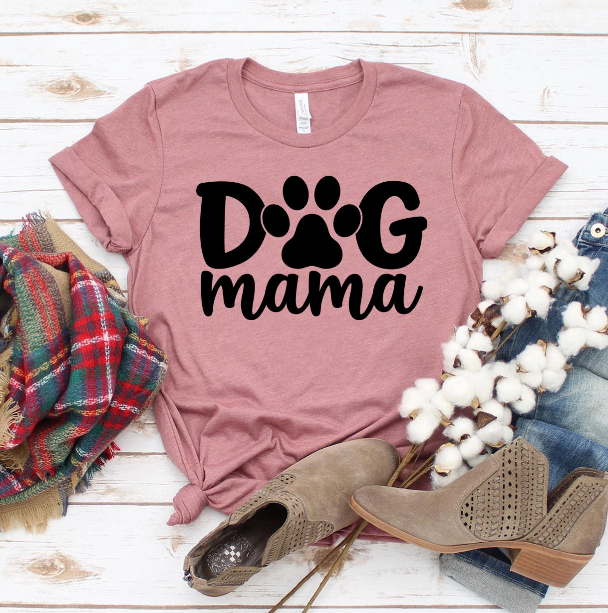 Dog Mama T-shirt - BestyPaws