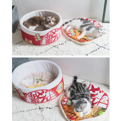 Pet Ramen Cushion Bed - BestyPaws