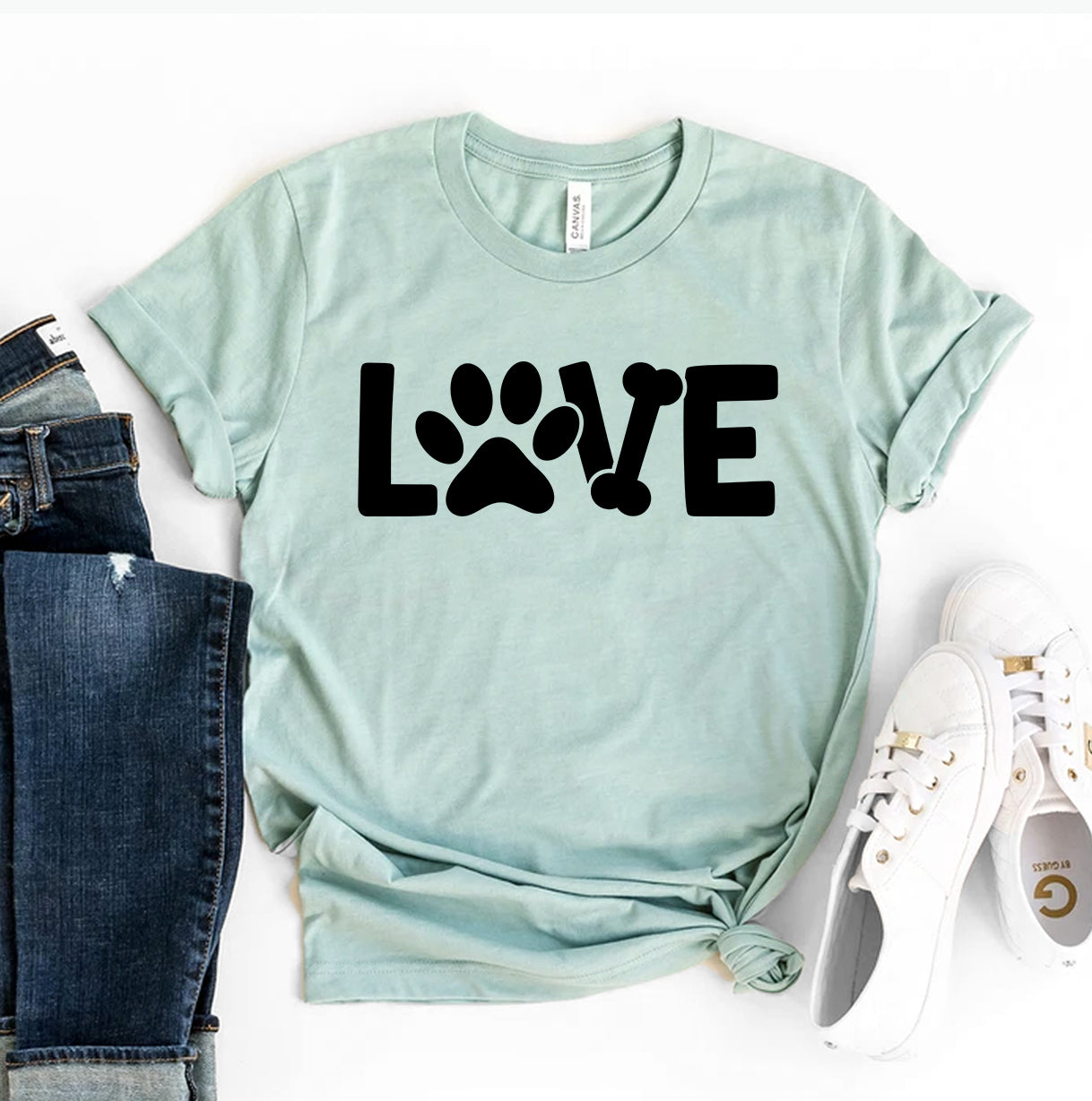 Love Dog T-shirt - BestyPaws