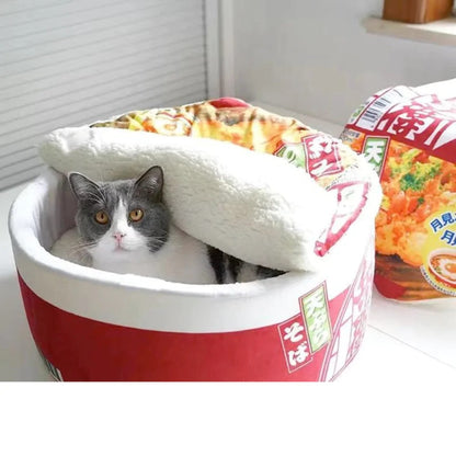 Pet Ramen Cushion Bed - BestyPaws