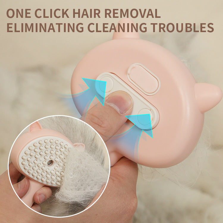 Hair Cleaning Brush With Mist - BestyPaws