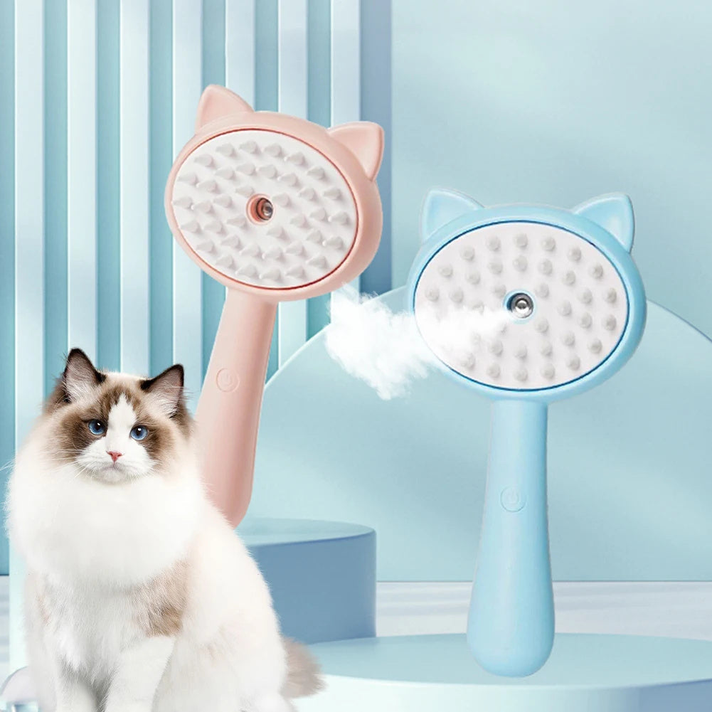 Hair Cleaning Brush With Mist - BestyPaws