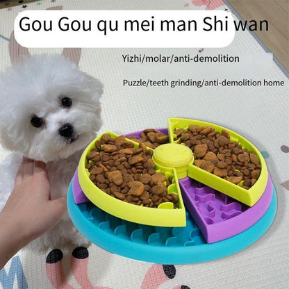 Slow Food Anti Choking Bowl - BestyPaws